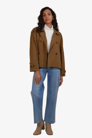 Isle of Mine - Freya Crop Trench - Toffee