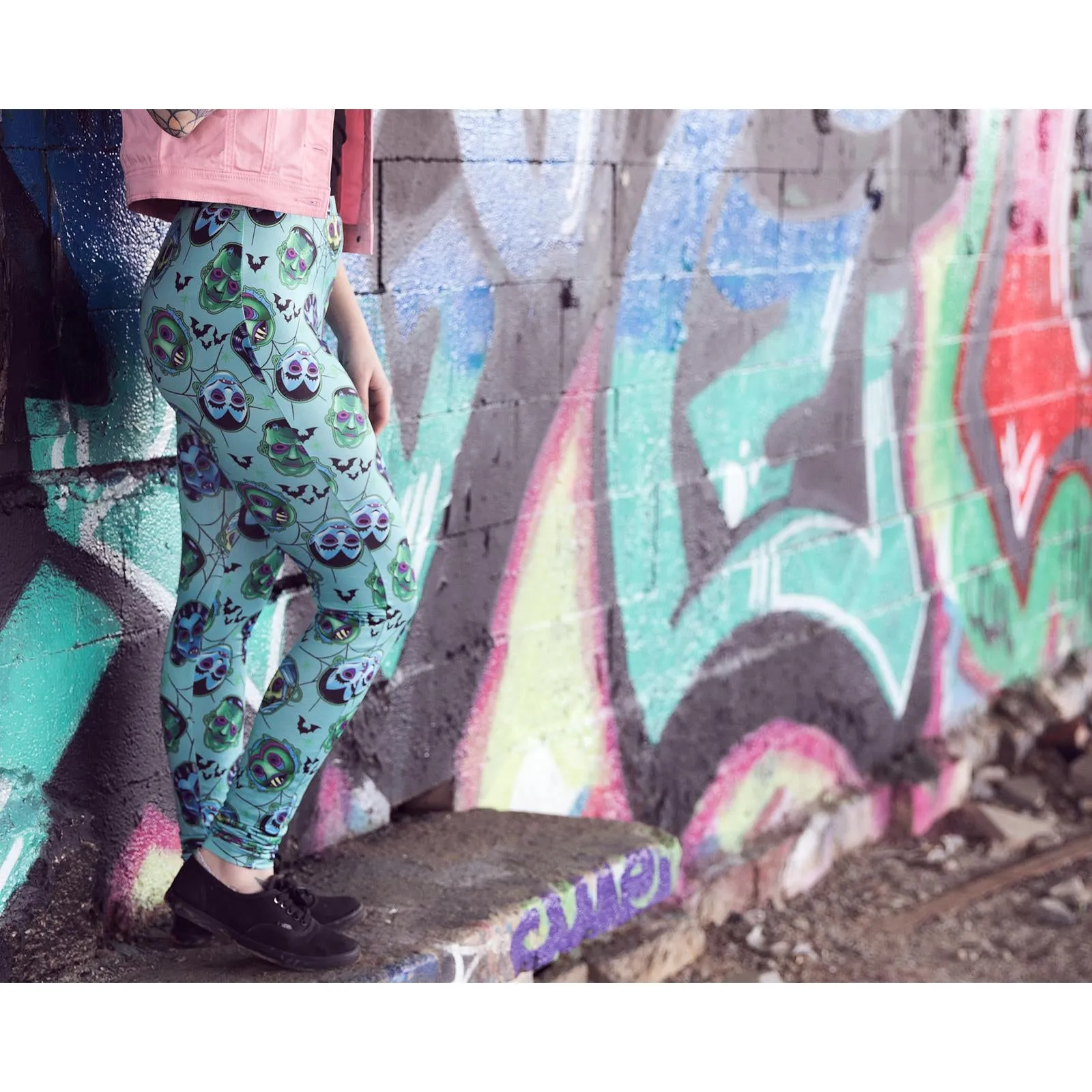 Monster Masks Womens Leggings