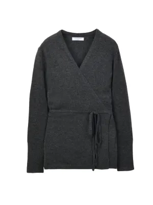 Wrap Cardigan_Graphite